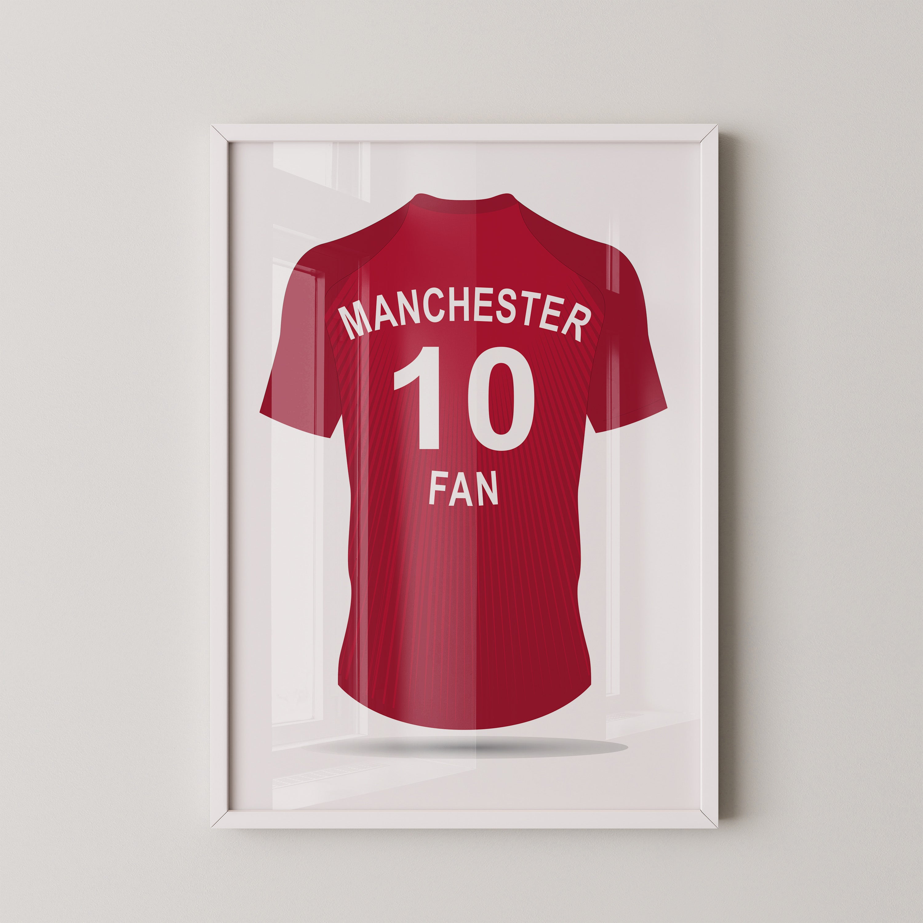 Manchester Trikot Rückenansicht