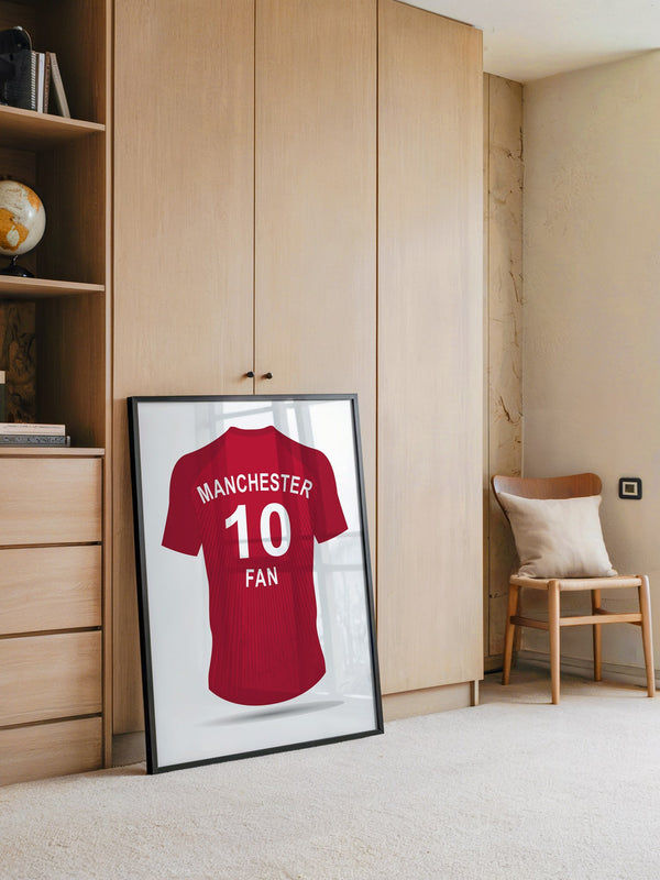 Manchester Trikot Rückenansicht