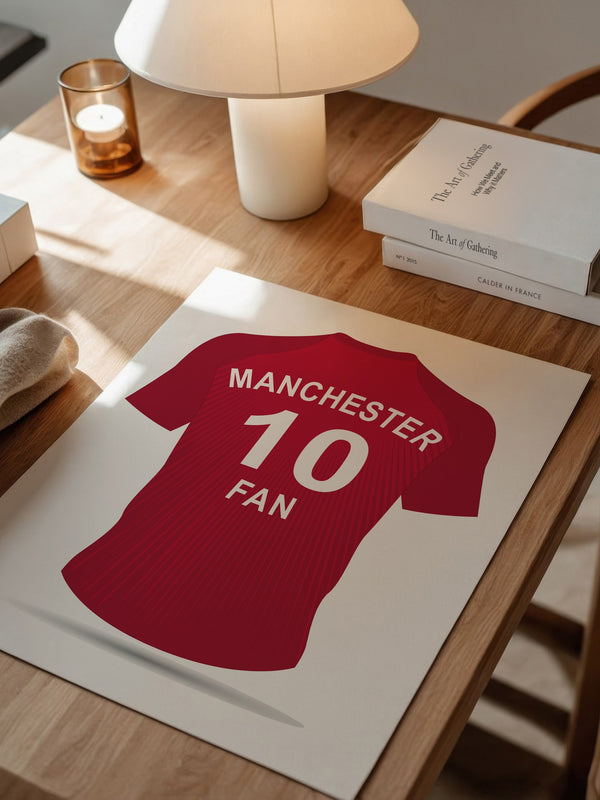 Manchester Trikot Rückenansicht