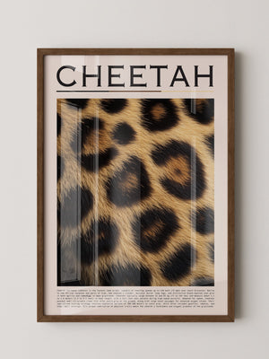 Gepardenfell Nahaufnahme Textur