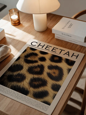 Gepardenfell Nahaufnahme Textur