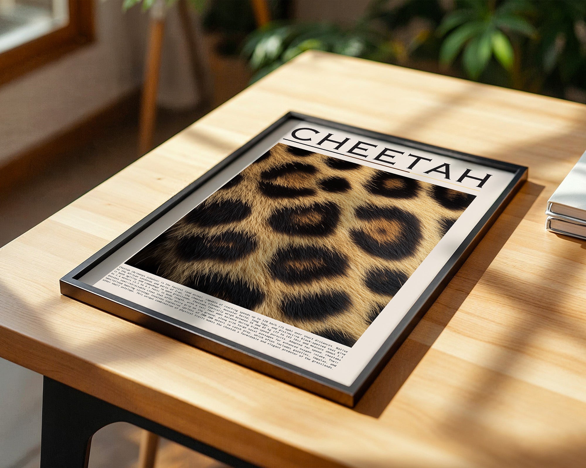 Gepardenfell Nahaufnahme Textur