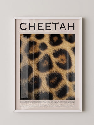 Gepardenfell Nahaufnahme Textur