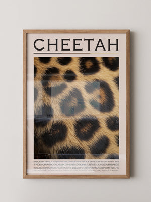Gepardenfell Nahaufnahme Textur