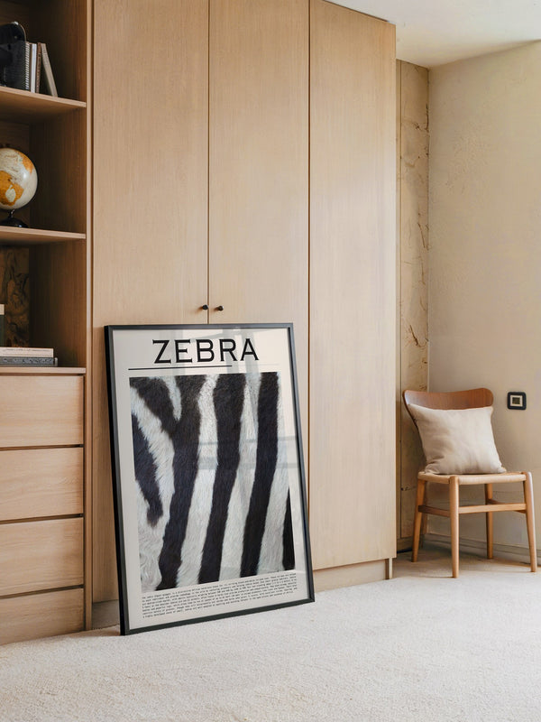 Zebrastreifen Felltextur