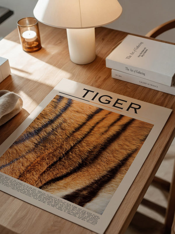 Tigerfell Nahaufnahme Strukturen