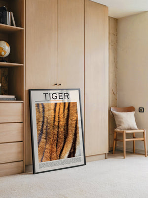 Tigerfell Nahaufnahme Strukturen