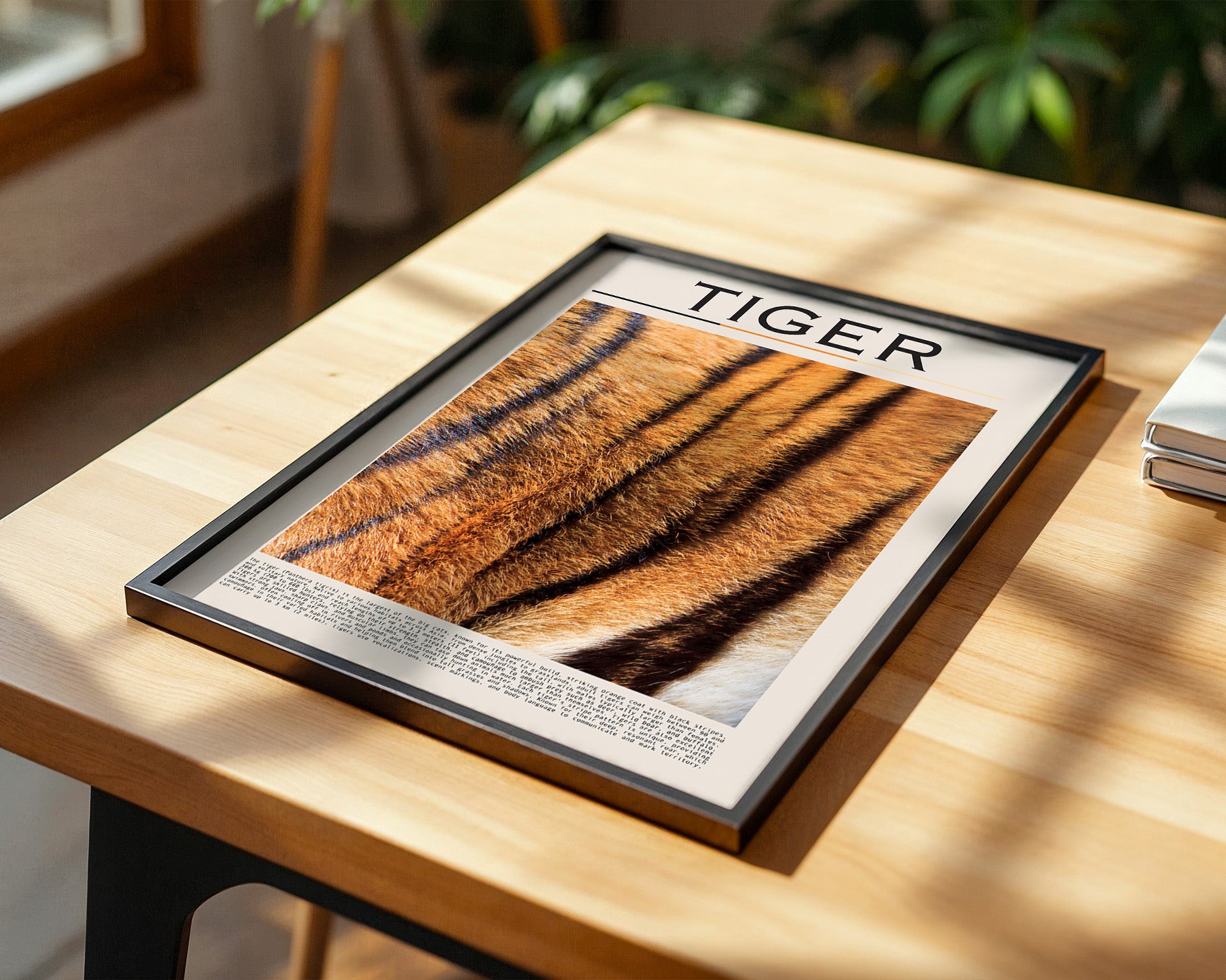 Tigerfell Nahaufnahme Strukturen