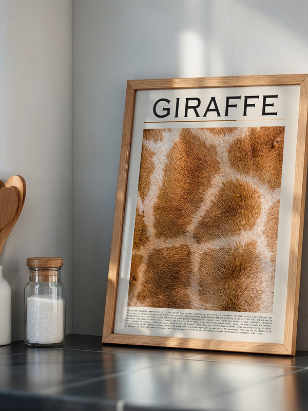 Giraffenfell Nahaufnahme Muster