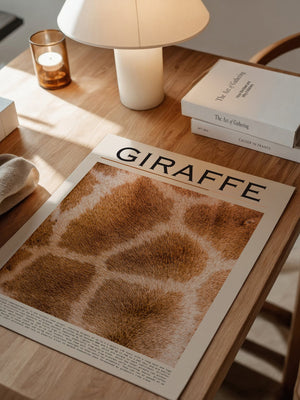 Giraffenfell Nahaufnahme Muster