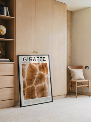 Giraffenfell Nahaufnahme Muster