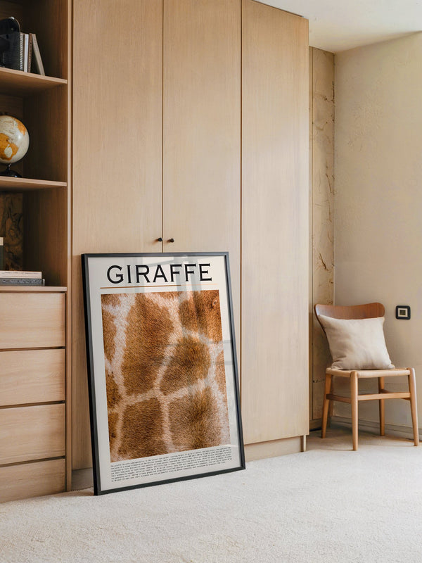 Giraffenfell Nahaufnahme Muster