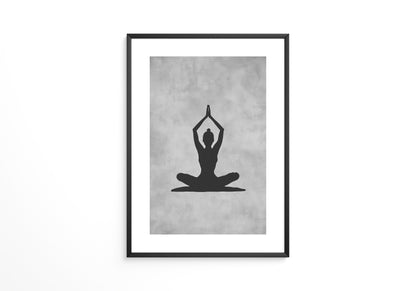 Yoga Silhouette Minimalistisch
