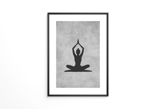 Yoga Silhouette Minimalistisch