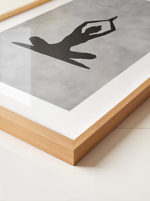 Yoga Silhouette Minimalistisch