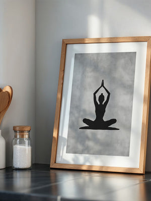 Yoga Silhouette Minimalistisch