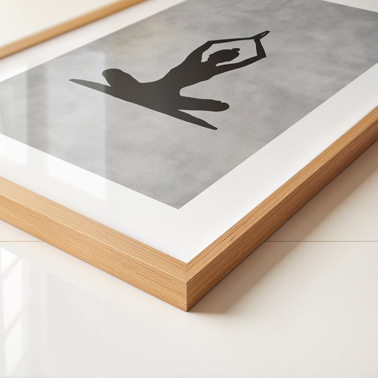 Yoga Silhouette Minimalistisch