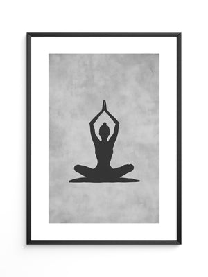 Yoga Silhouette Minimalistisch