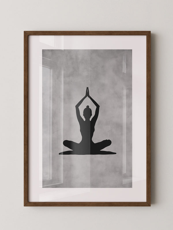 Yoga Silhouette Minimalistisch