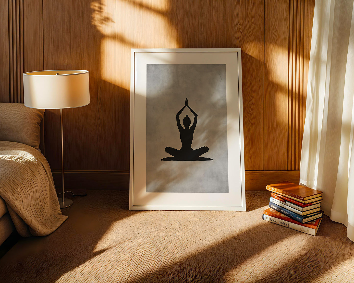 Yoga Silhouette Minimalistisch