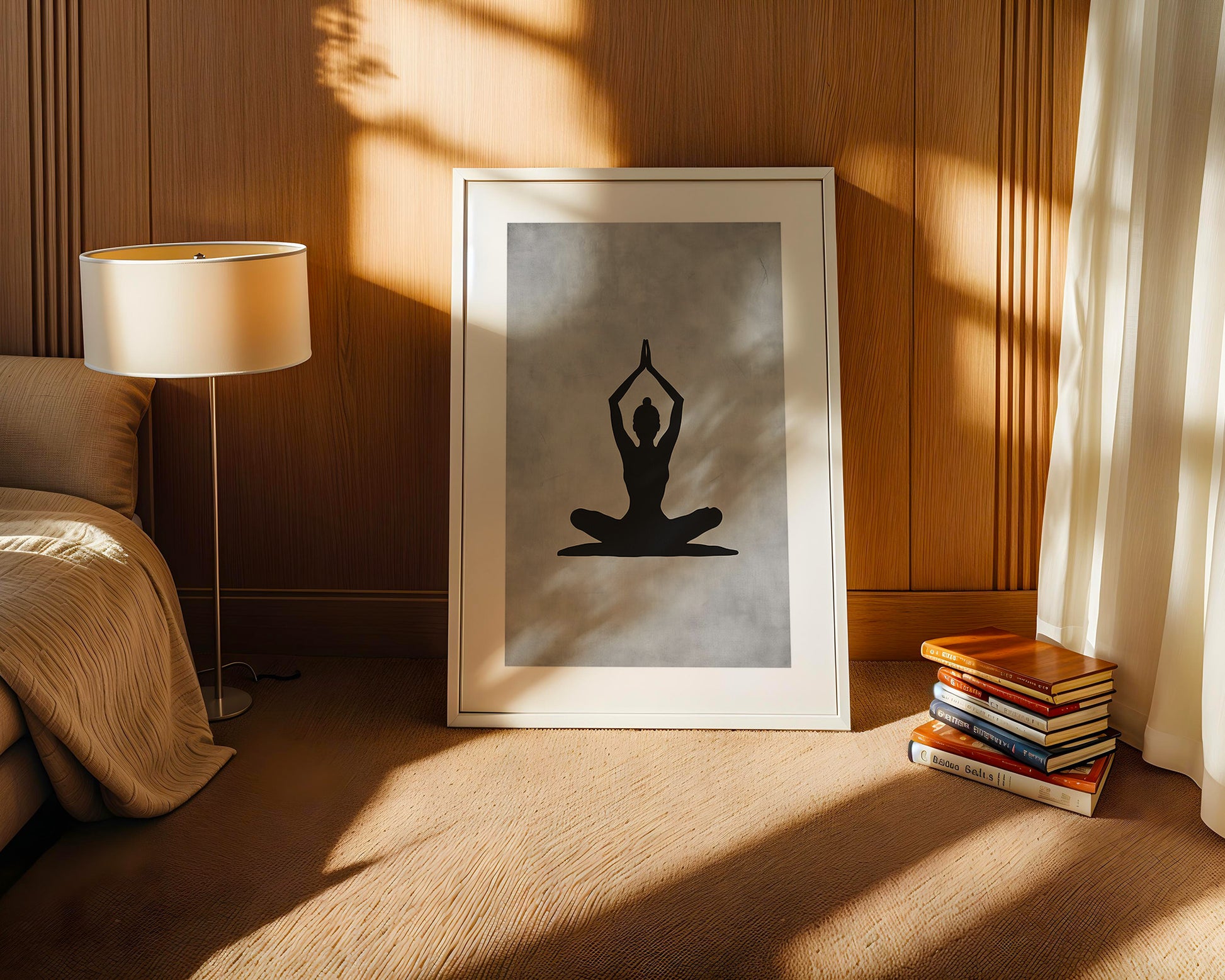 Yoga Silhouette Minimalistisch