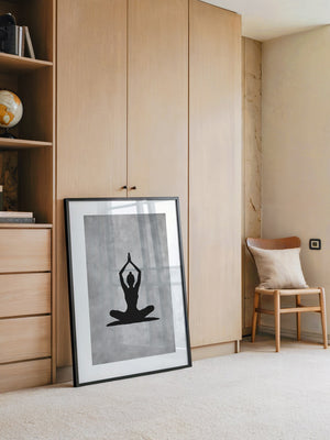 Yoga Silhouette Minimalistisch