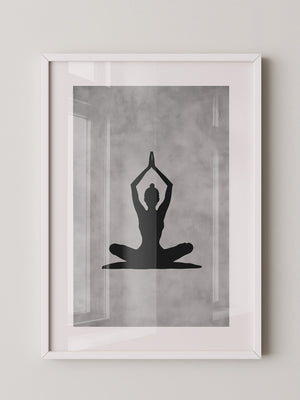 Yoga Silhouette Minimalistisch