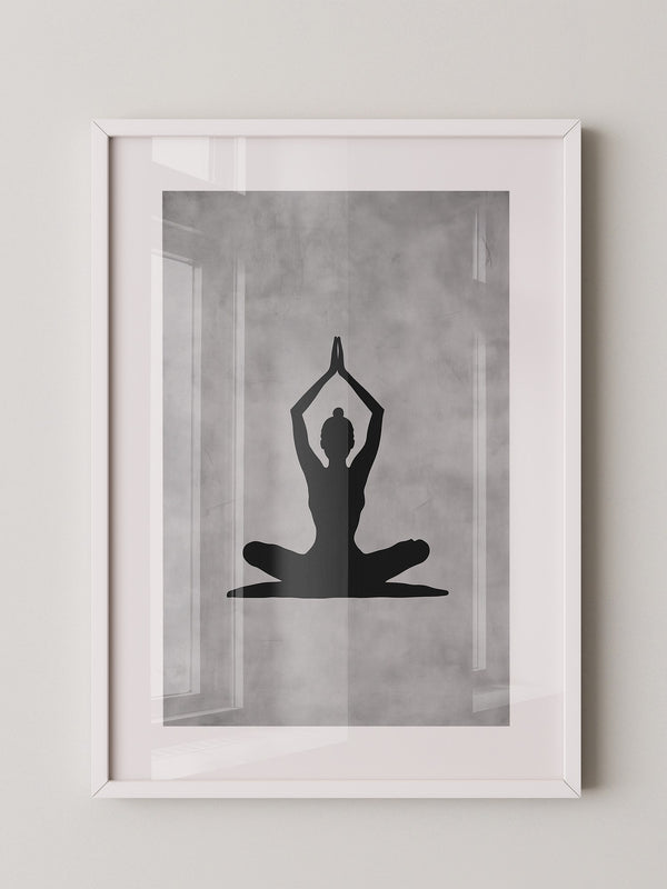 Yoga Silhouette Minimalistisch