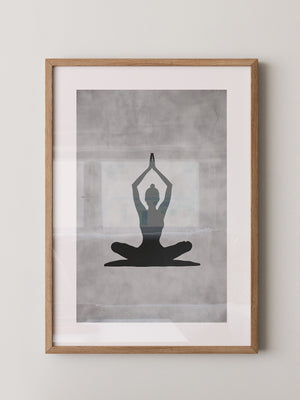 Yoga Silhouette Minimalistisch