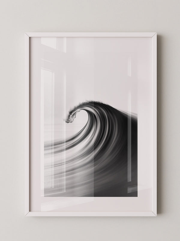 Welle Dynamik Schwarzweiß