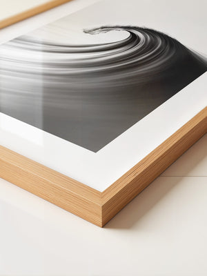 Welle Dynamik Schwarzweiß