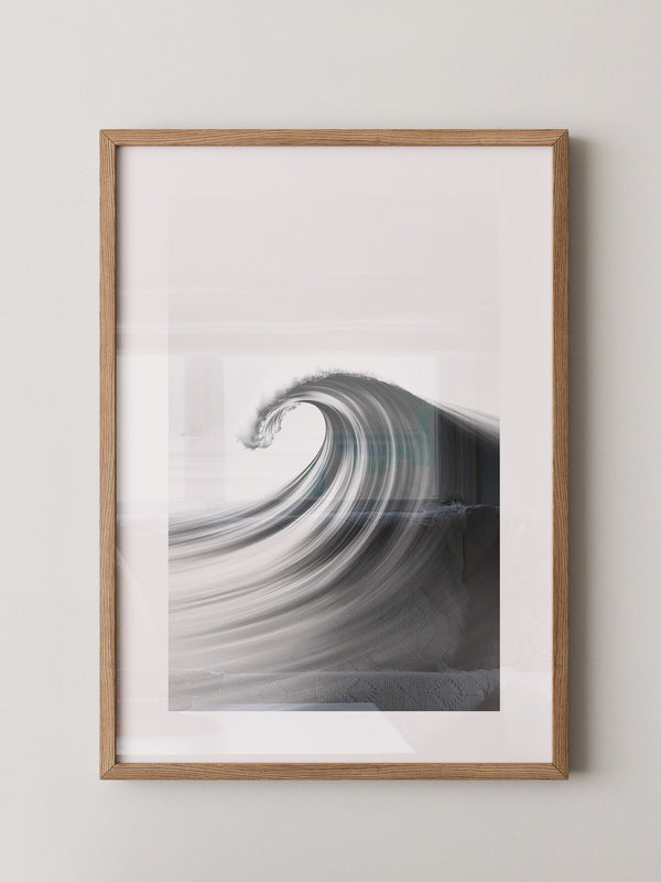 Welle Dynamik Schwarzweiß