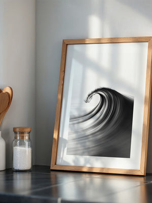 Welle Dynamik Schwarzweiß