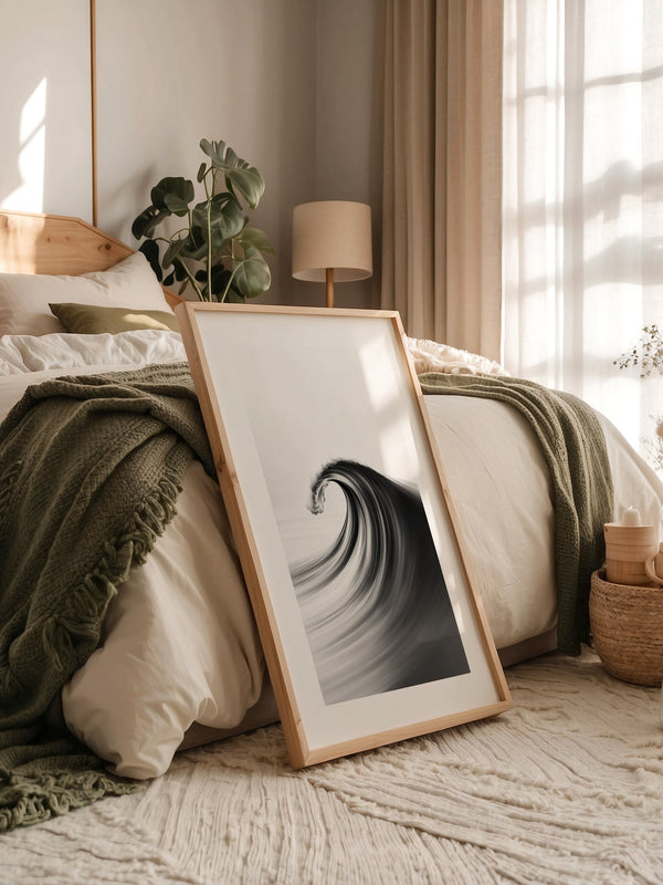 Welle Dynamik Schwarzweiß