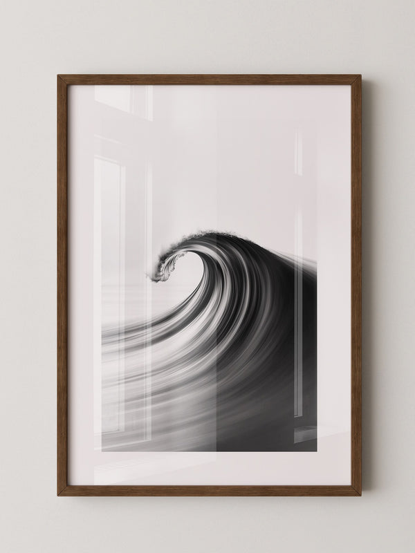 Welle Dynamik Schwarzweiß