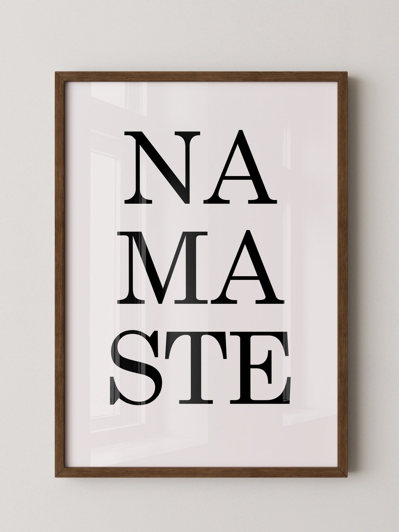Namaste Schrift minimalistisch