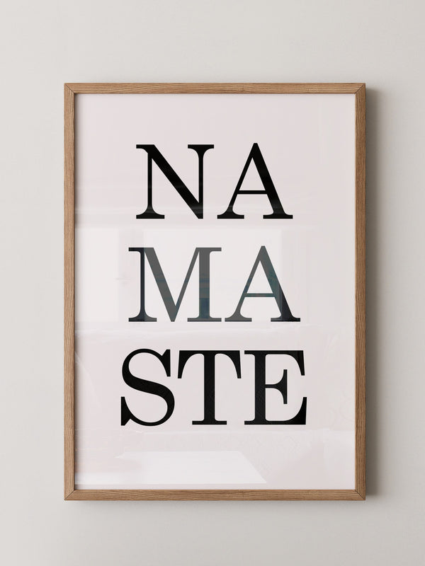 Namaste Schrift minimalistisch