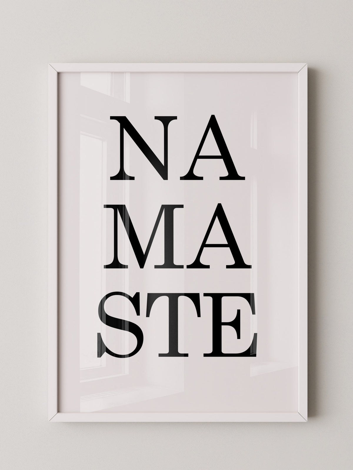 Namaste Schrift minimalistisch