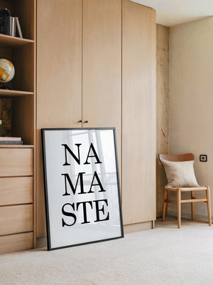Namaste Schrift minimalistisch