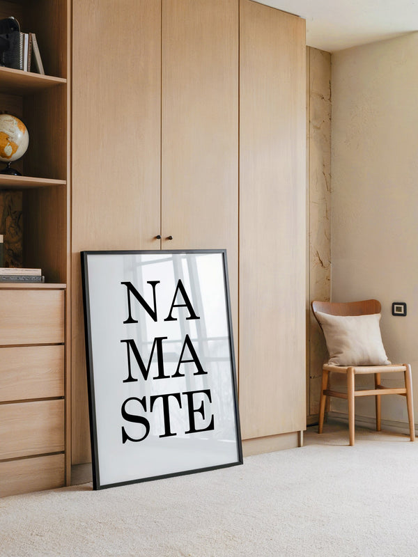 Namaste Schrift minimalistisch