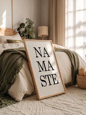 Namaste Schrift minimalistisch