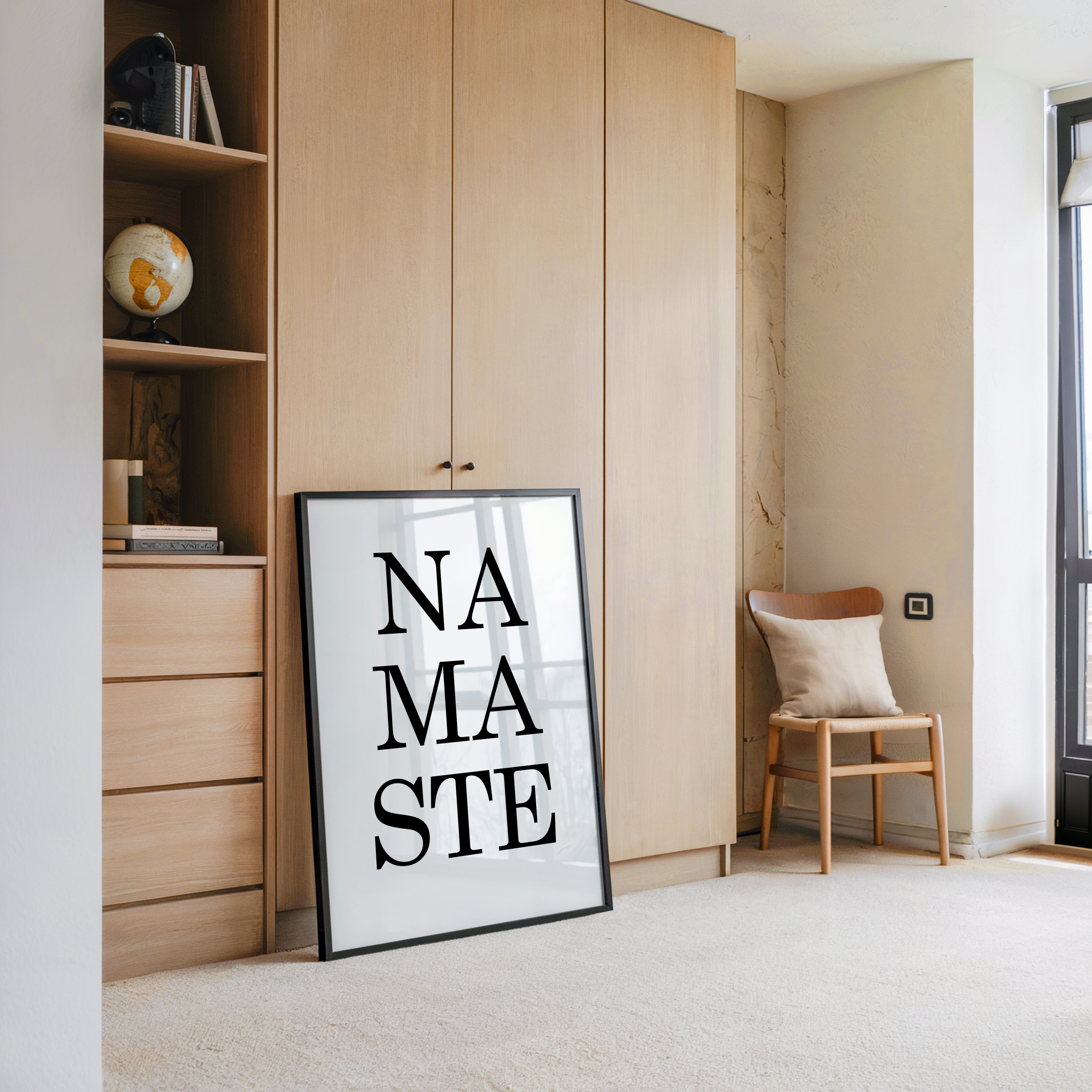 Namaste Schrift minimalistisch