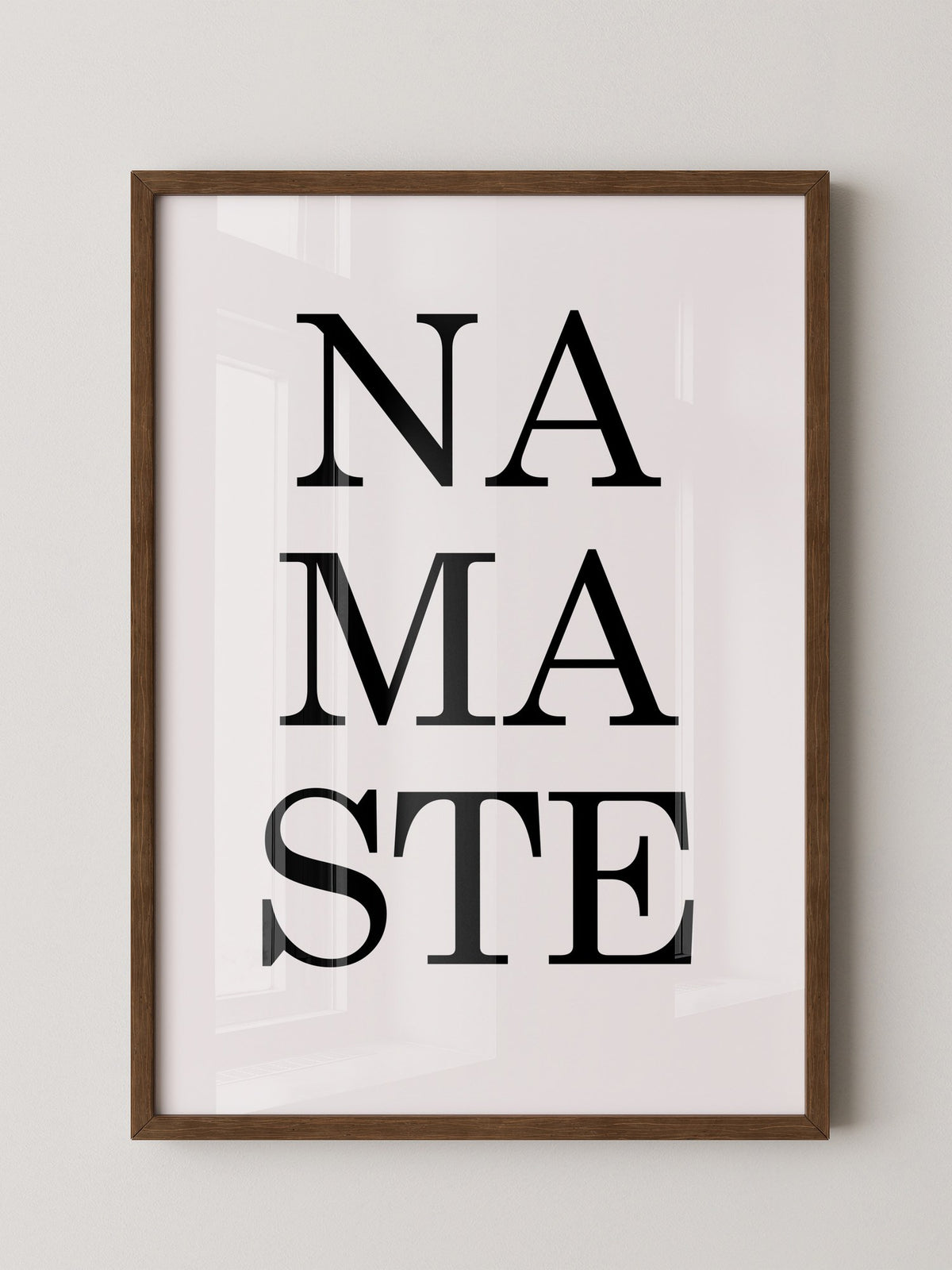Namaste Schrift minimalistisch