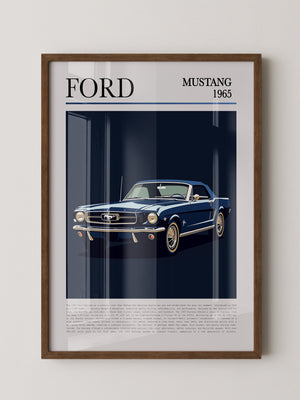 Ford Mustang 1965 Retroblau