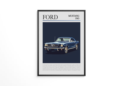 Ford Mustang 1965 Retroblau