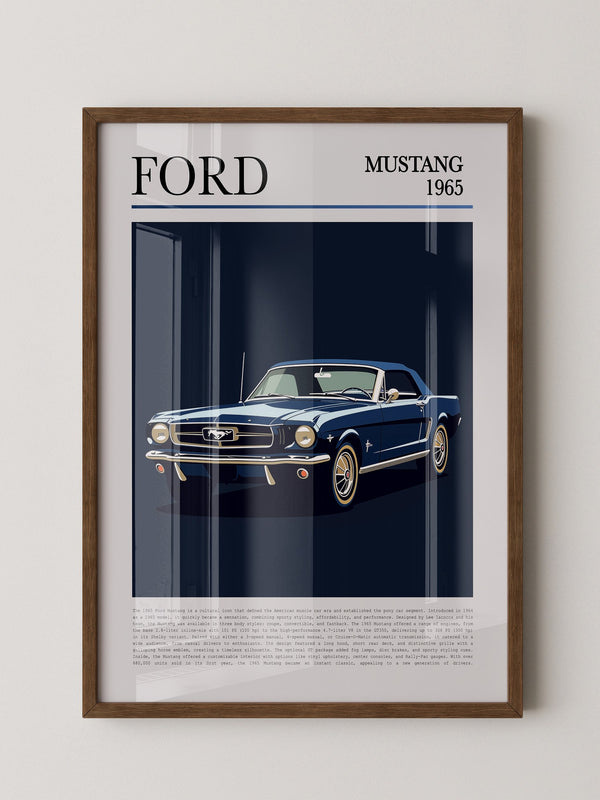 Ford Mustang 1965 Retroblau