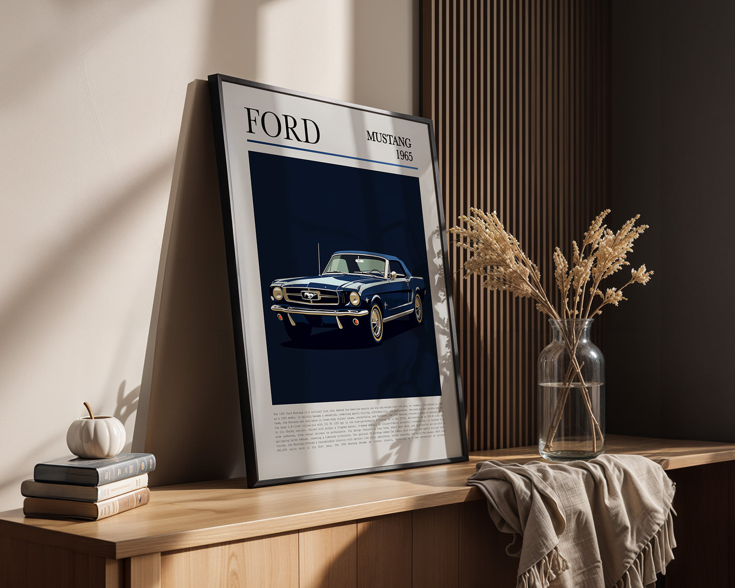 Ford Mustang 1965 Retroblau