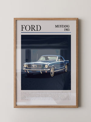 Ford Mustang 1965 Retroblau