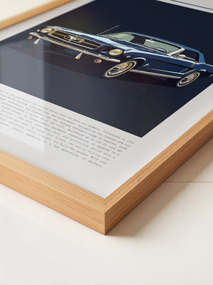 Ford Mustang 1965 Retroblau