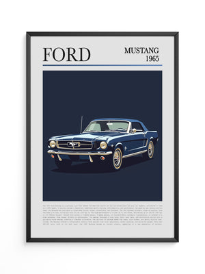 Ford Mustang 1965 Retroblau
